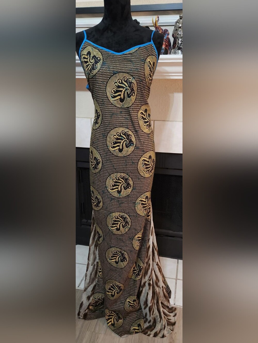 ​✨ Bablo Couture African Printed Maxi Dress